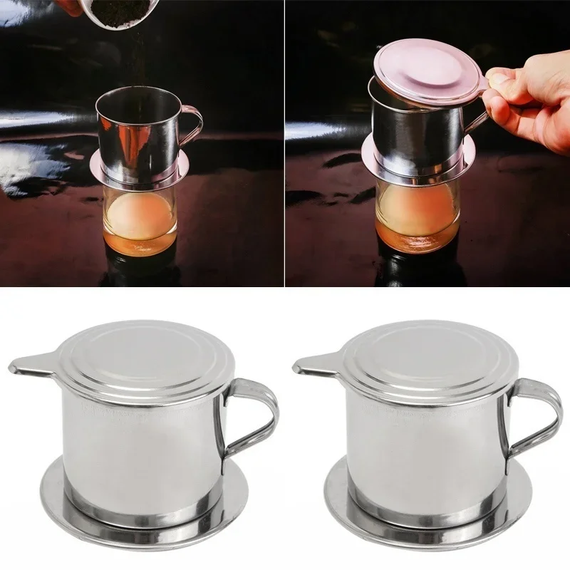 Home Cooking Appliances - Paslanmaz Çelik Kahve Filtresi Demlik Fincan