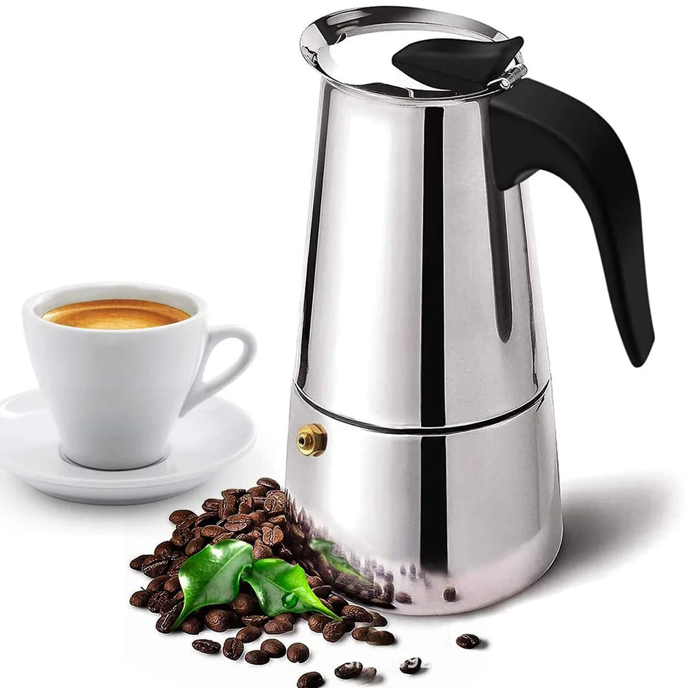 Home Cooking Appliances - Premium Paslanmaz Çelik Moka Kahve Makinesi