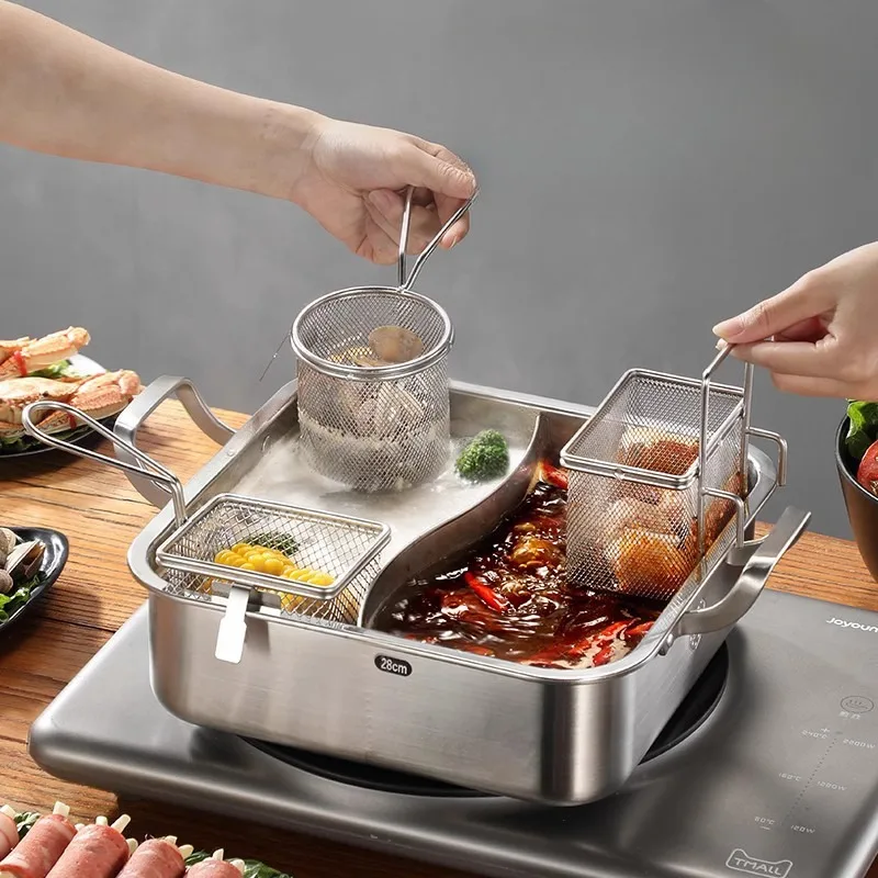 Home Cooking In French - Kanca ile tencere kevgir filtre paslanmaz