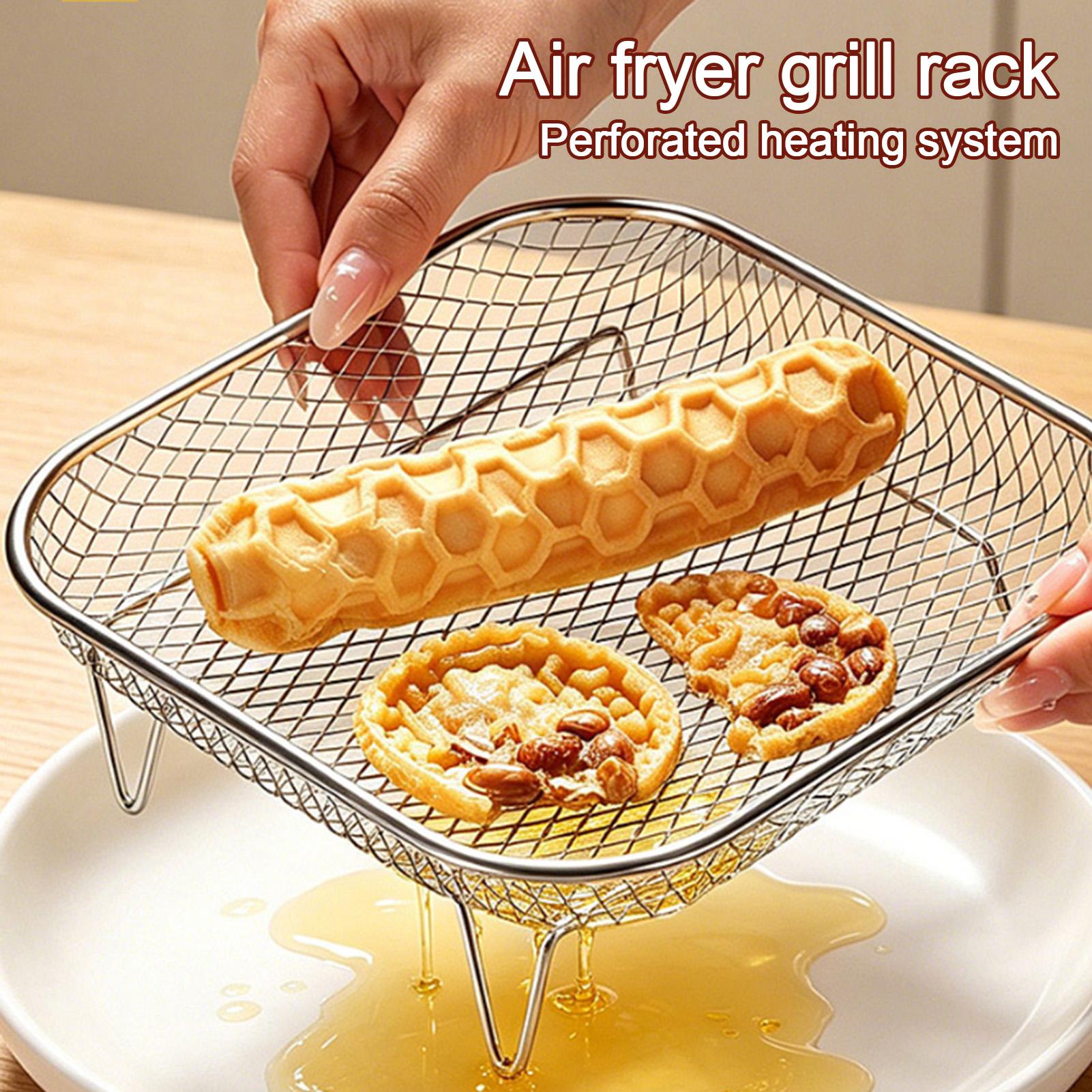 Home Cooking Services - Hava Fritözü Rafı Paslanmaz Çelik İstiflenebilir
